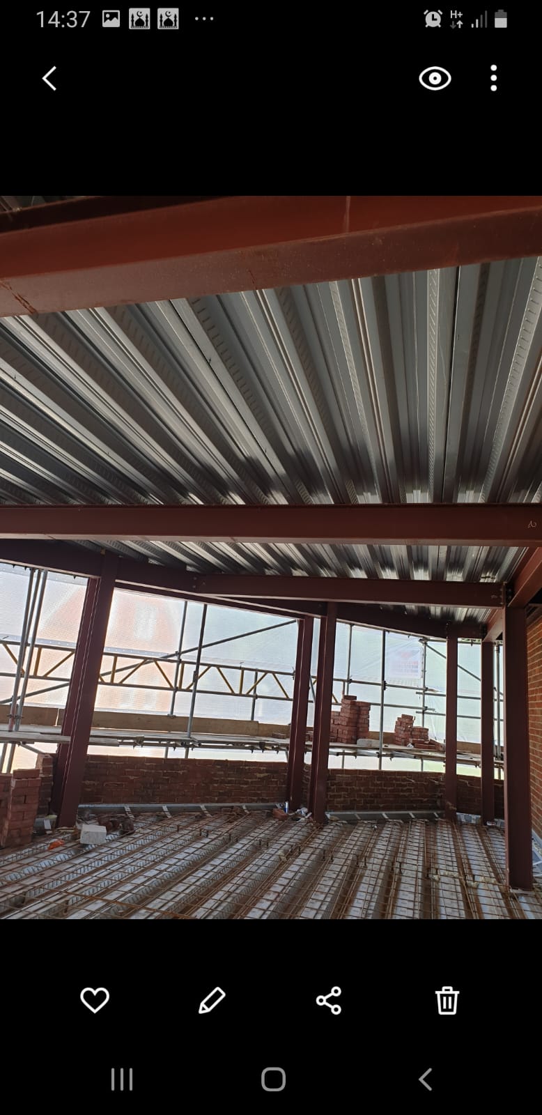 Commercial building construction